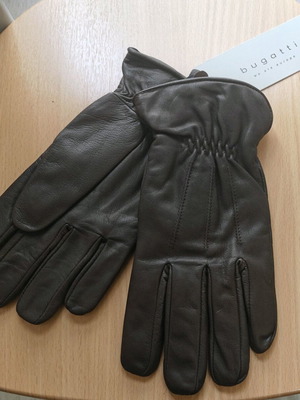 Bugatti Leather Gloves New Brown