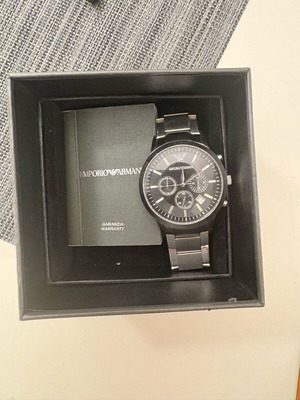 Armani watch new, black