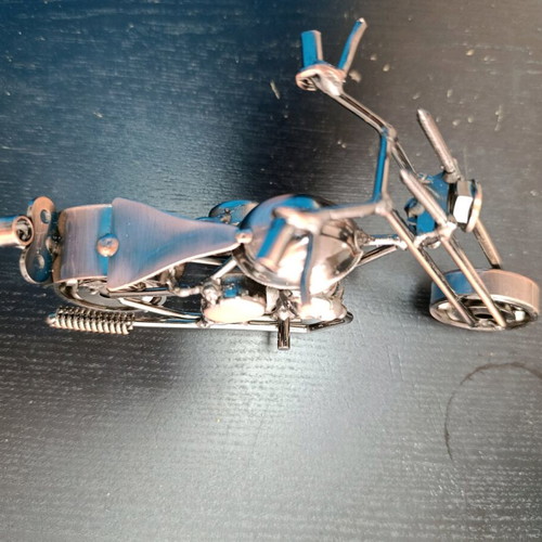 Decorative handmade motorcycle like new