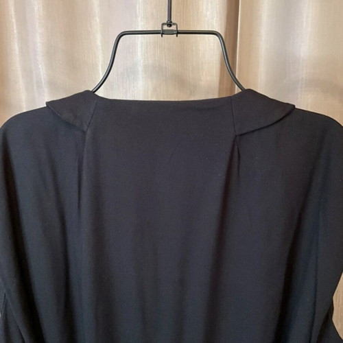 Black sleeveless FRNCH dress like new with midi/maxi belt