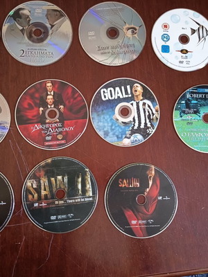 DVD collection of 11 movies without cases