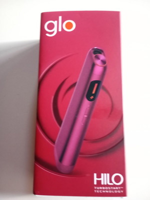 Glo HILO e-cigarette new, sealed, burgundy red