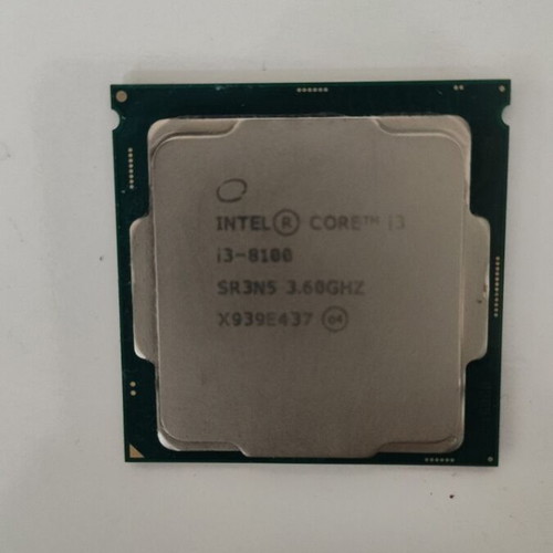 Intel CPU i3-8100 LGA 1151 like new with free universal cooler