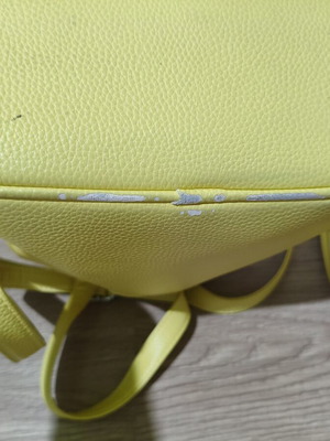 Pull&Bear women's backpack used, yellow