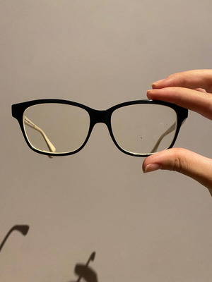 Infinity Design myopia glasses used with -2.50 lenses