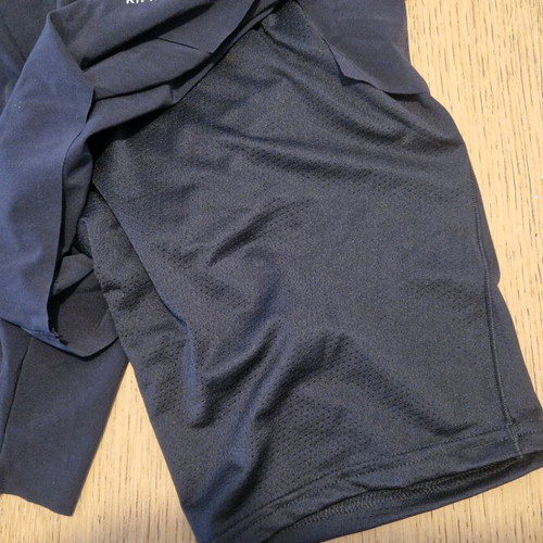 Kiprun shorts with compression lining new, size Large, black