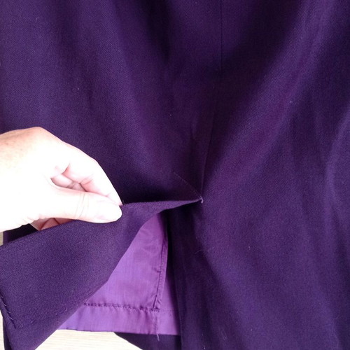 Purple classic suit used, size large