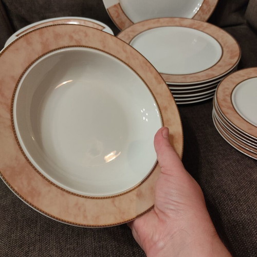Dinnerware set 20 pieces, porcelain luxury