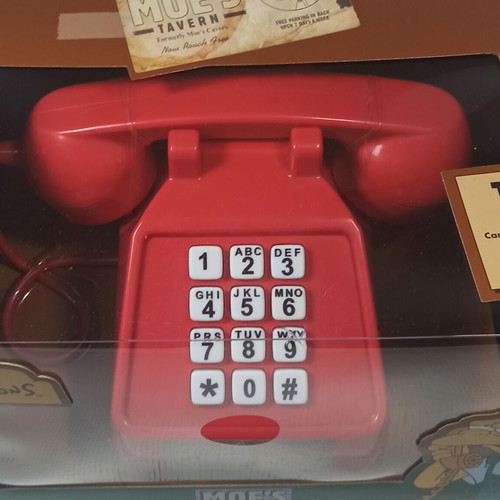 The Simpsons Moe's Tavern Prank Phone replica new