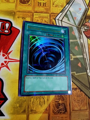 Mystical Space Typhoon Yu-Gi-Oh! card used, light played condition