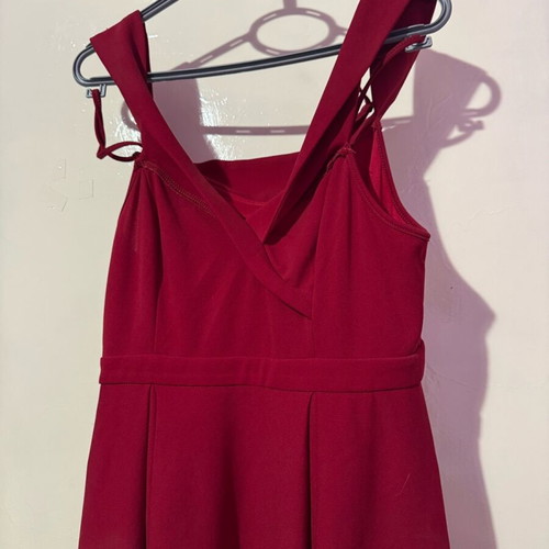 Shein formal dress burgundy with slit like new, size L