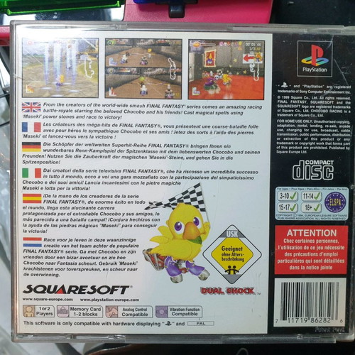Chocobo Racing for PlayStation 1 used, complete