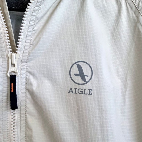 Aigle MTD Windbreaker Rain Jacket unisex, used, size L/XL, ecru
