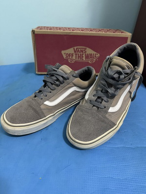 Vans Old Skool sneakers μεταχειρισμένα, σουέντ και καμβάς, γκρι νούμερο 43
