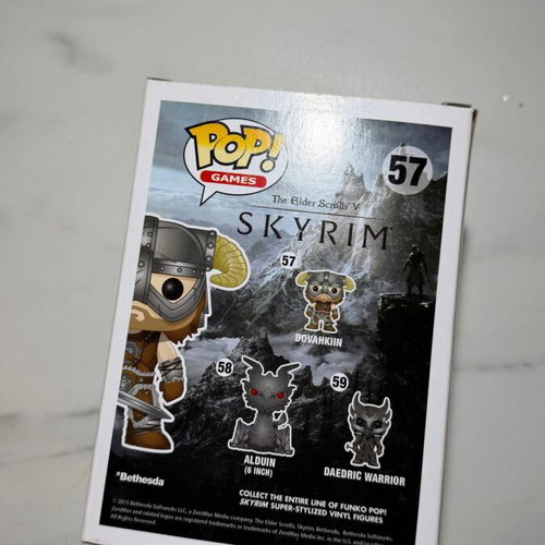 Funko Skyrim Dovahkiin Pop Vinyl Figure 57 new