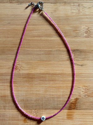 Necklace Pink Cancer Moon like new