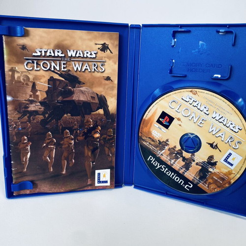 Star Wars Clone Wars PlayStation 2 PS2 like new, full English