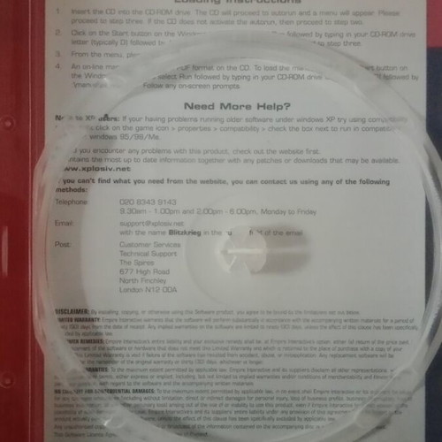 Blitzkrieg PC videogame used