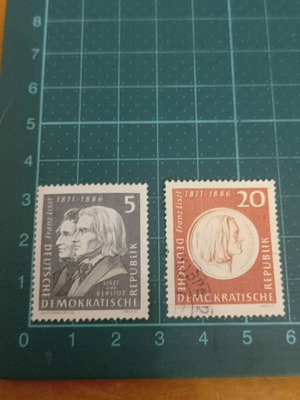 Γραμματόσημα Γερμανίας DDR 1961 150 χρόνια από τη γέννηση του Franz Liszt