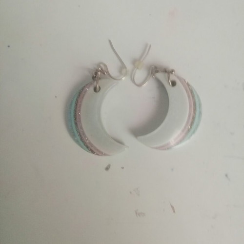 Accessorize moon earrings new