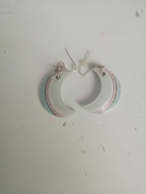 Accessorize moon earrings new