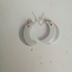 Accessorize moon earrings new