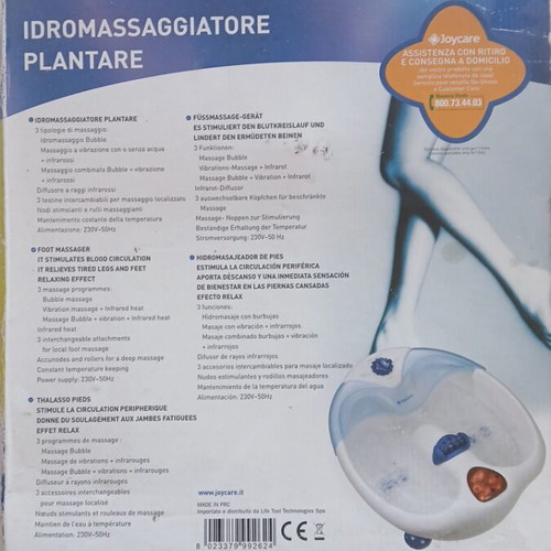 Foot bath with massage like new, vibration and bubbles