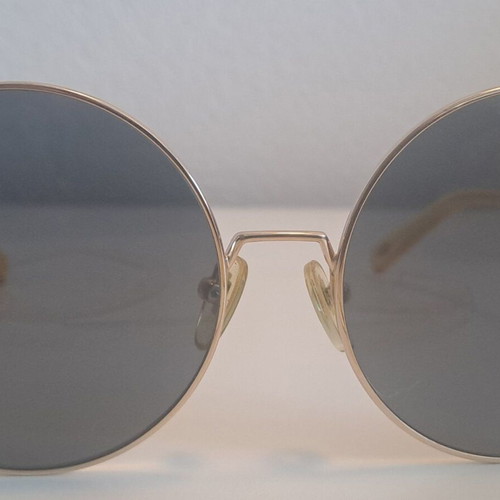 Anderne sunglasses used, large round, green and yellow