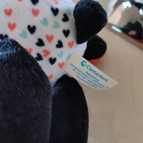 Clementoni Baby Plush Panda like new with sounds for 0+ months