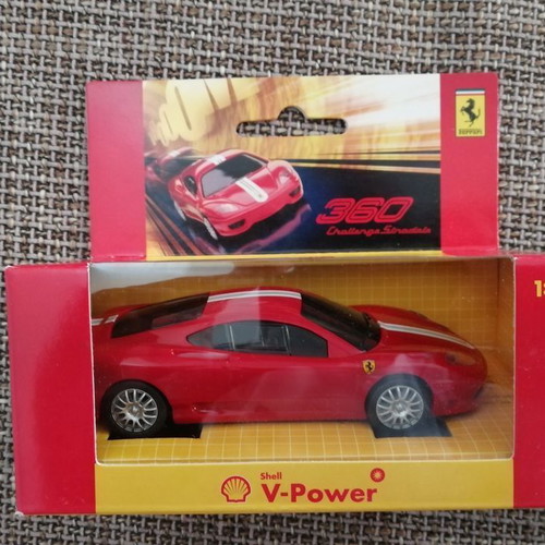 Ferrari 1:38 collectible toy cars new, Exclusive Shell V-Power Club set of 8