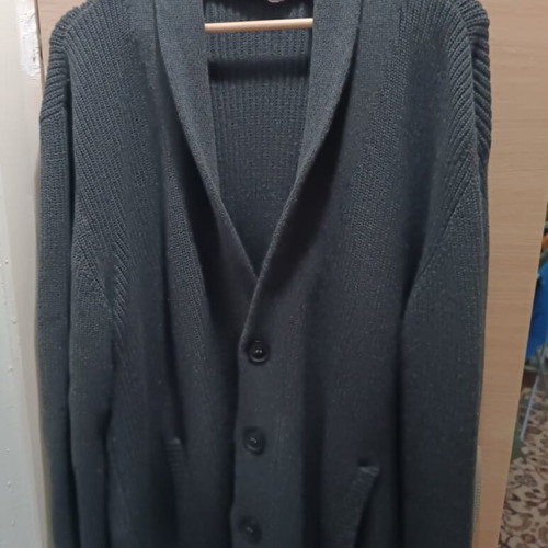 Men's cardigan gray XL like new