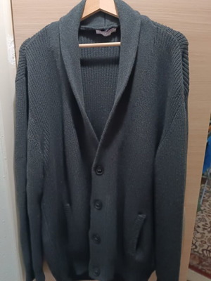 Men's cardigan gray XL like new