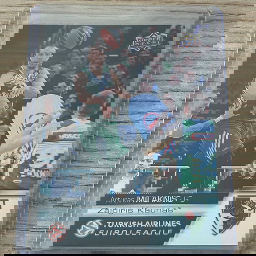 Κάρτα Arturas Milaknis Zalgiris Euroleague Upper Deck 2015-16 Card 7/49 FOIL