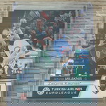  Κάρτα Arturas Milaknis Zalgiris Euroleague Upper Deck 2015-16 Card 7/49 FOIL