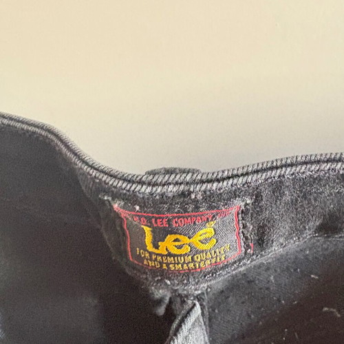 Lee jeans w27 waxed like new, black