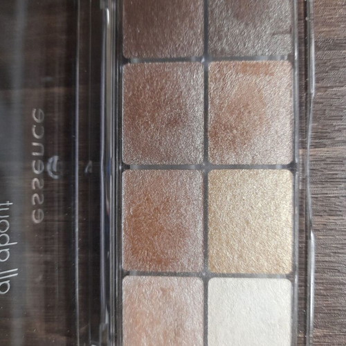 Essence All About Bronze eyeshadow palette, shimmer metallic