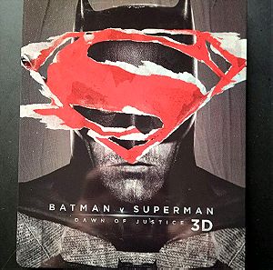 Batman v Superman - Dawn of Justice Steelbook Blu-ray 3D+2D