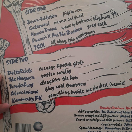Scream The Compilation vinyl used, rock