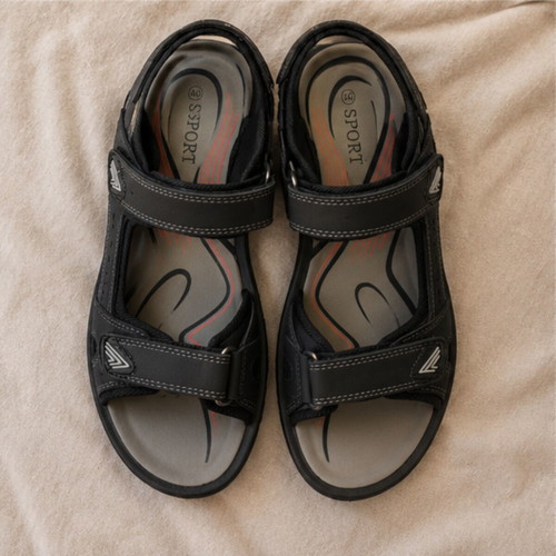 Sport Sandals Size 40 New Black Casual
