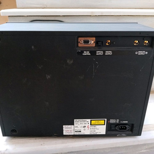 NSM CD 3101AC CD disc library system used, 100 discs, 2 pieces