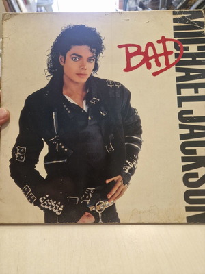 Michael Jackson Bad vinyl LP album used, gatefold