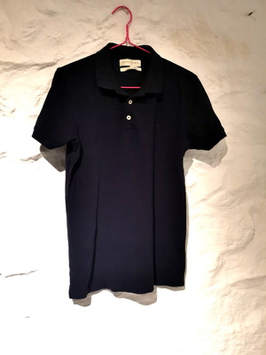 Polo αντρικό μπλουζάκι μπλε σκούρο καινούργιο, μέγεθος S