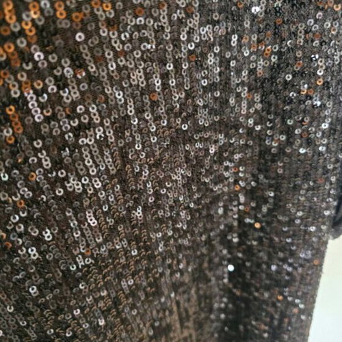 Black evening dress with shiny sequins new with tag