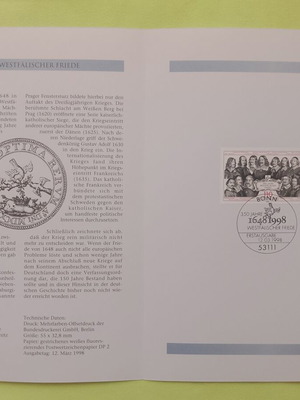 Germany 1998 First Day Cover Stamp Bonn