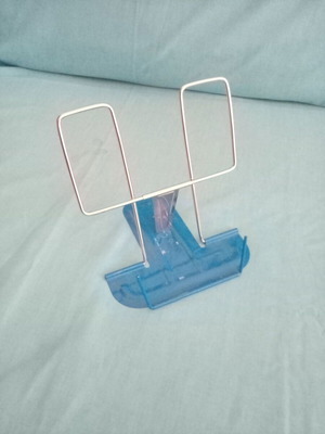 Book holder for hands-free reading used