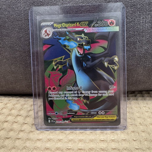 Mega Charizard X ex Phantasmal Flames Pokemon TCG card new