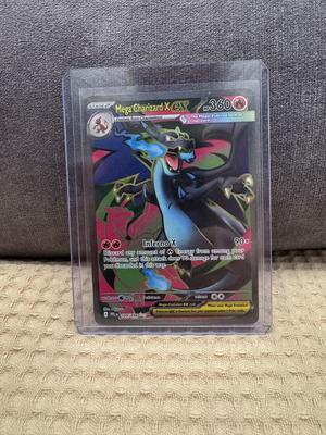 Mega Charizard X ex Phantasmal Flames Pokemon TCG card new