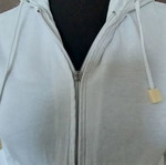 Cotton cardigan Naf Naf like new, white, size M