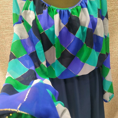 A+M augustat dress used, colorful, size M
