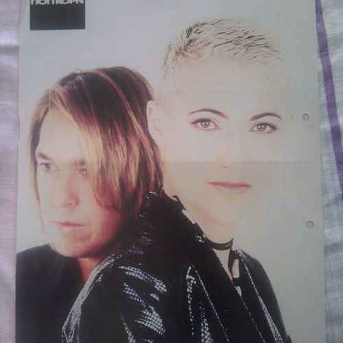 Roxette Pop Korn Pinup poster used, size 29.5x23